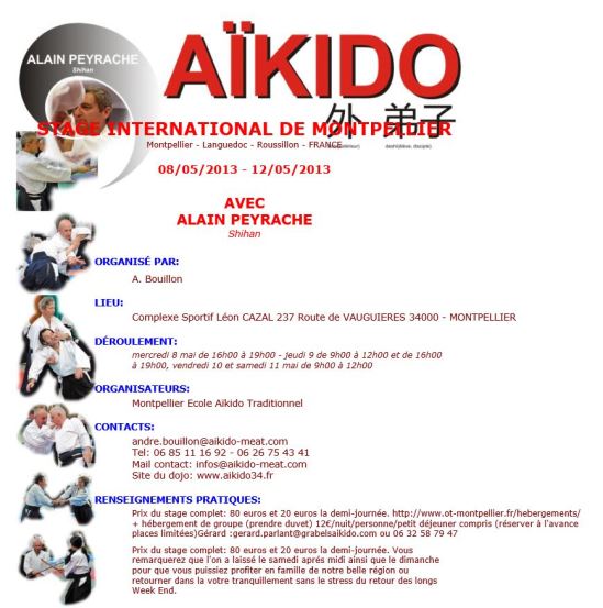 stage montpellier2013